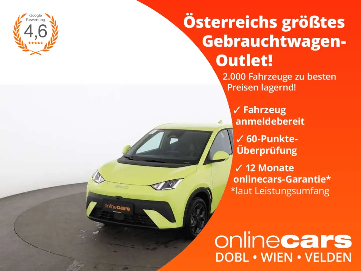 BYD Dolphin Surf Boost 43 kWh Aut RADAR NAV R-CAM PDC Sárga - 1