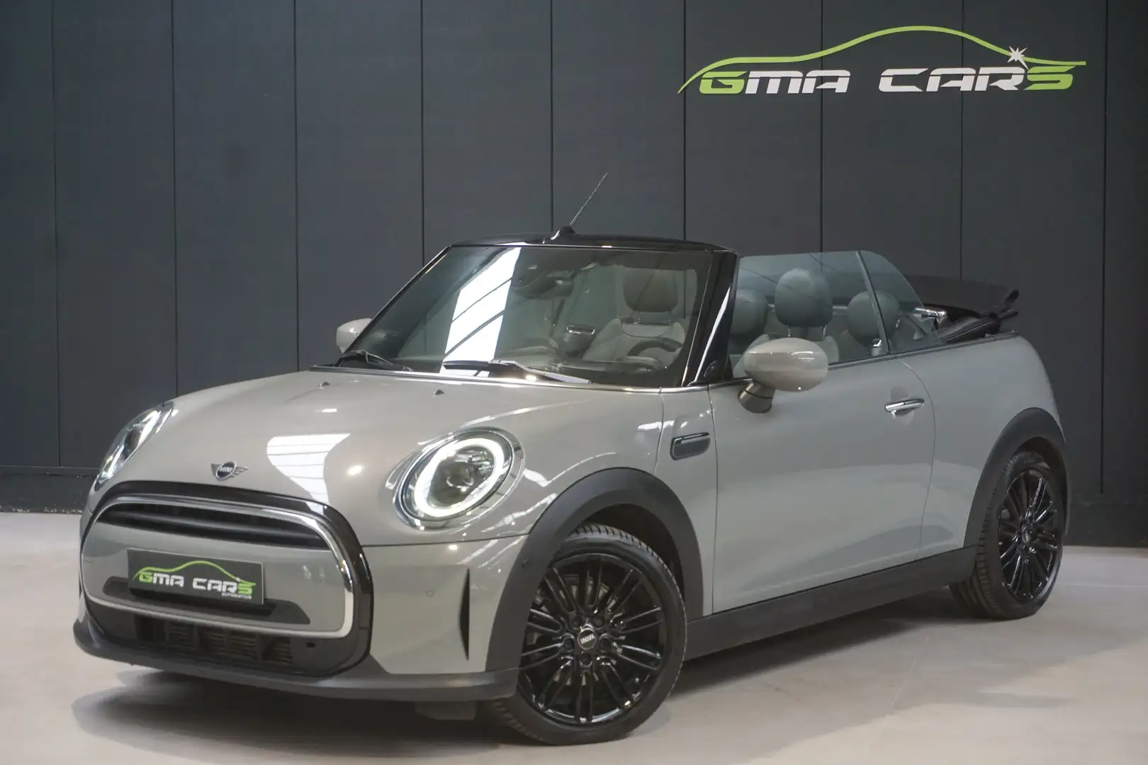 MINI Cooper Cabrio Benzine Automaat-Navi-H.Leder-Keyless-Cam-Garantie Gris - 1