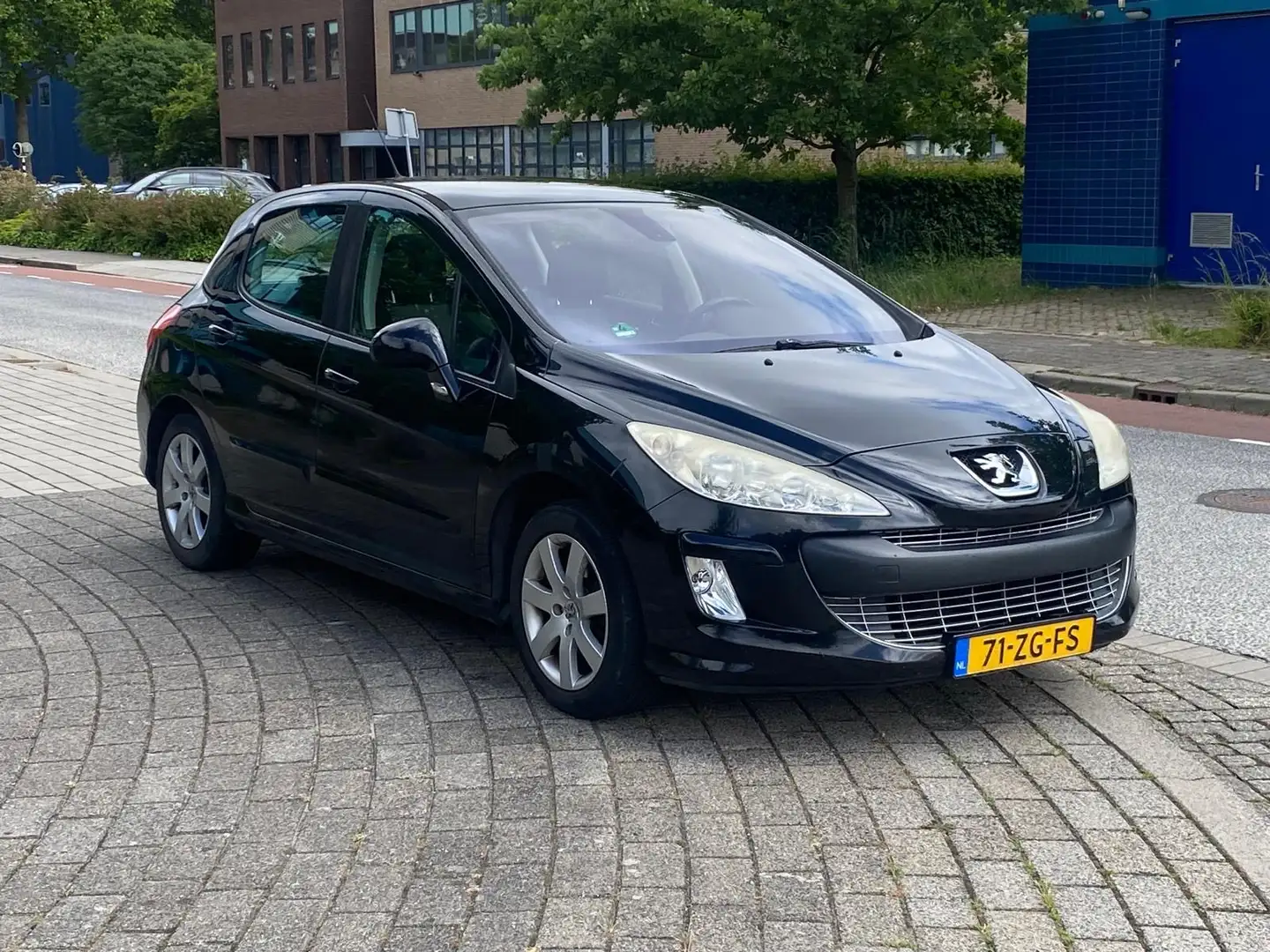 Peugeot 308 Zwart 1.6  Pano/1Jr.Apk/Clima/Cruise Zwart - 1