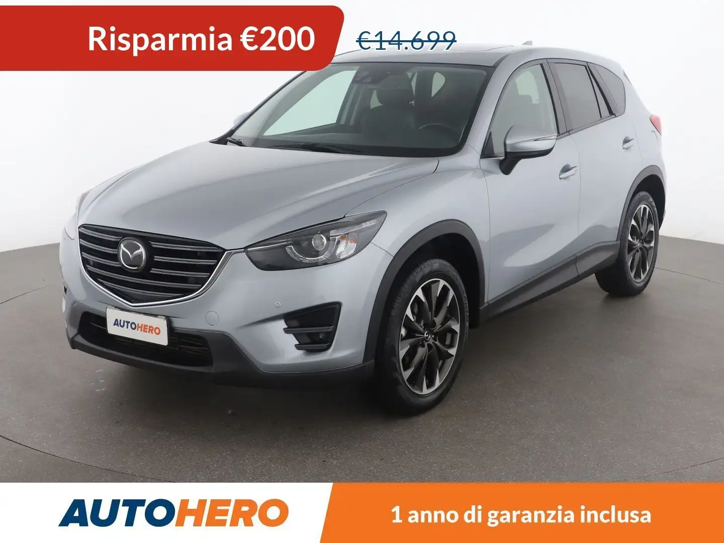 Mazda CX-5 2.2 Turbodiesel Exceed 175 CV 4WD Argento - 1