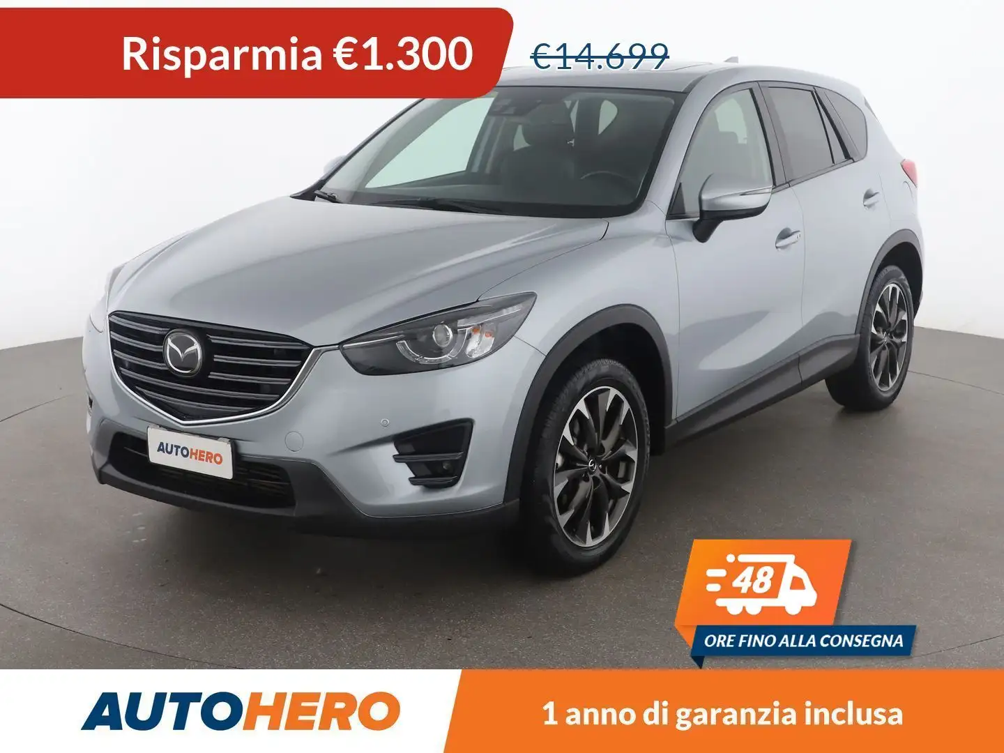 Mazda CX-5 2.2 Turbodiesel Exceed 175 CV 4WD Argintiu - 1
