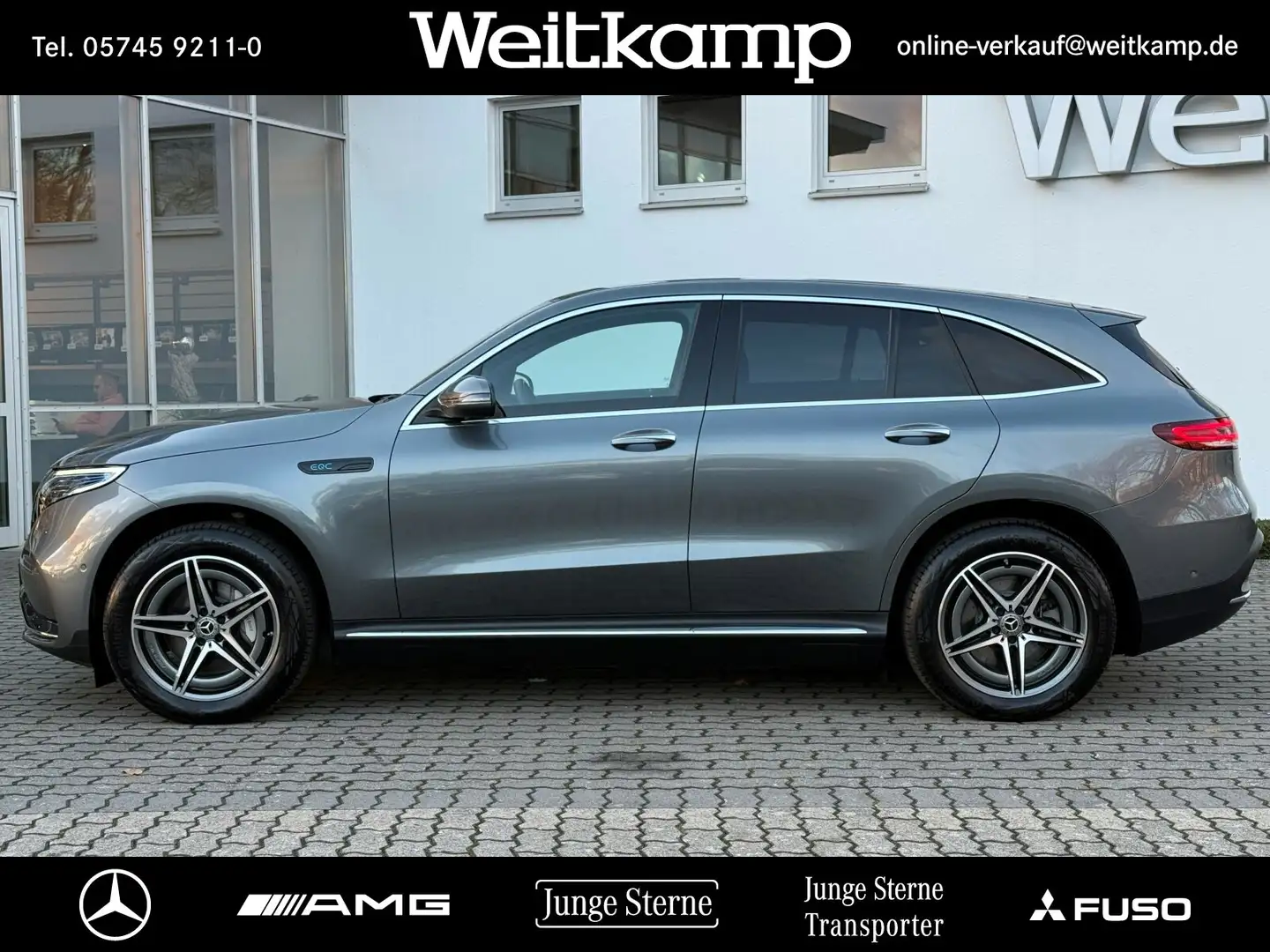 Mercedes-Benz EQC 400 EQC 400 4M AMG+Memory+Leder+Keyless+Totwinkel Grau - 2