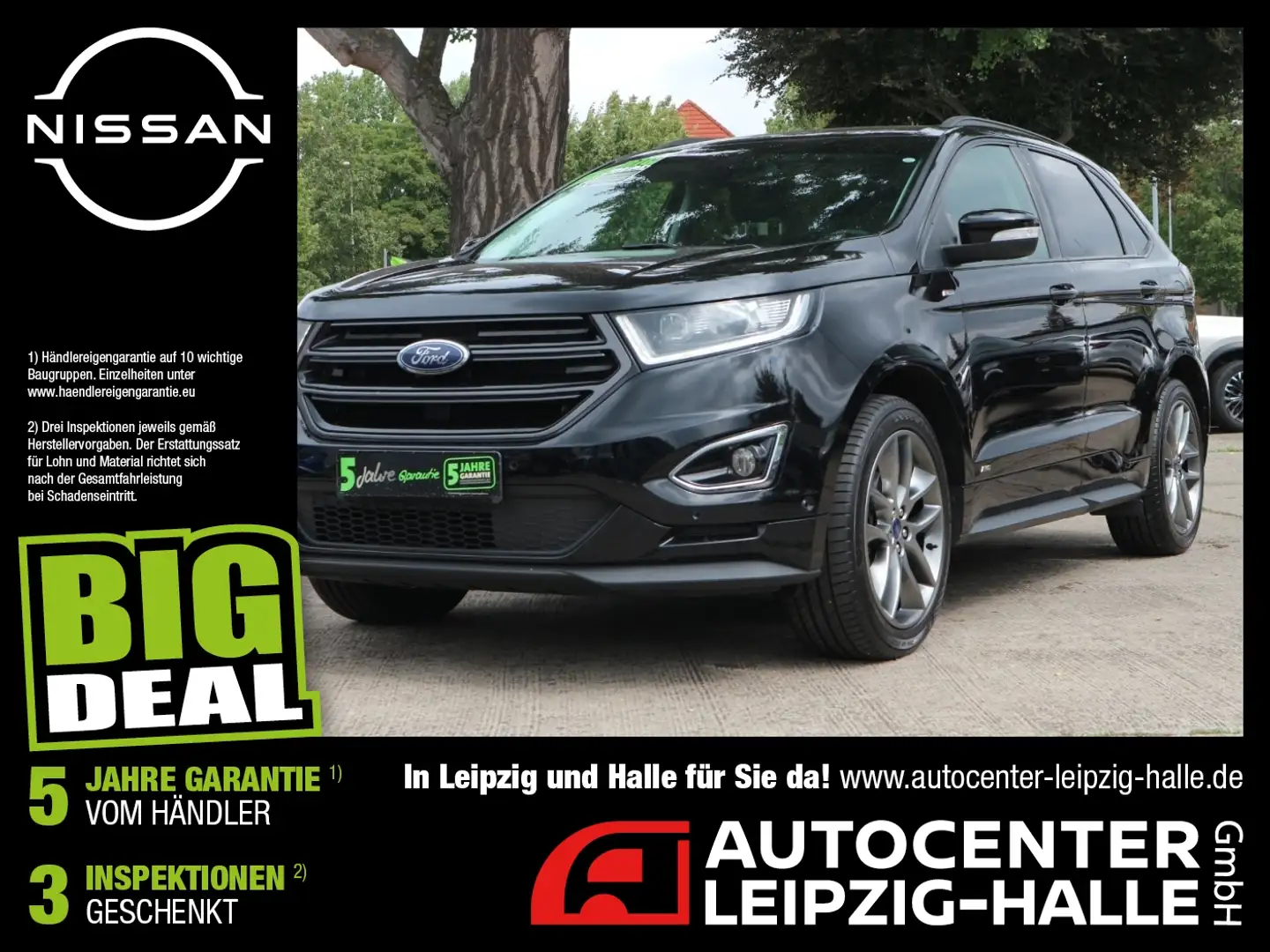 Ford Edge 2.0 TDCi ST-Line Navi LED LM WinterPaket Noir - 1
