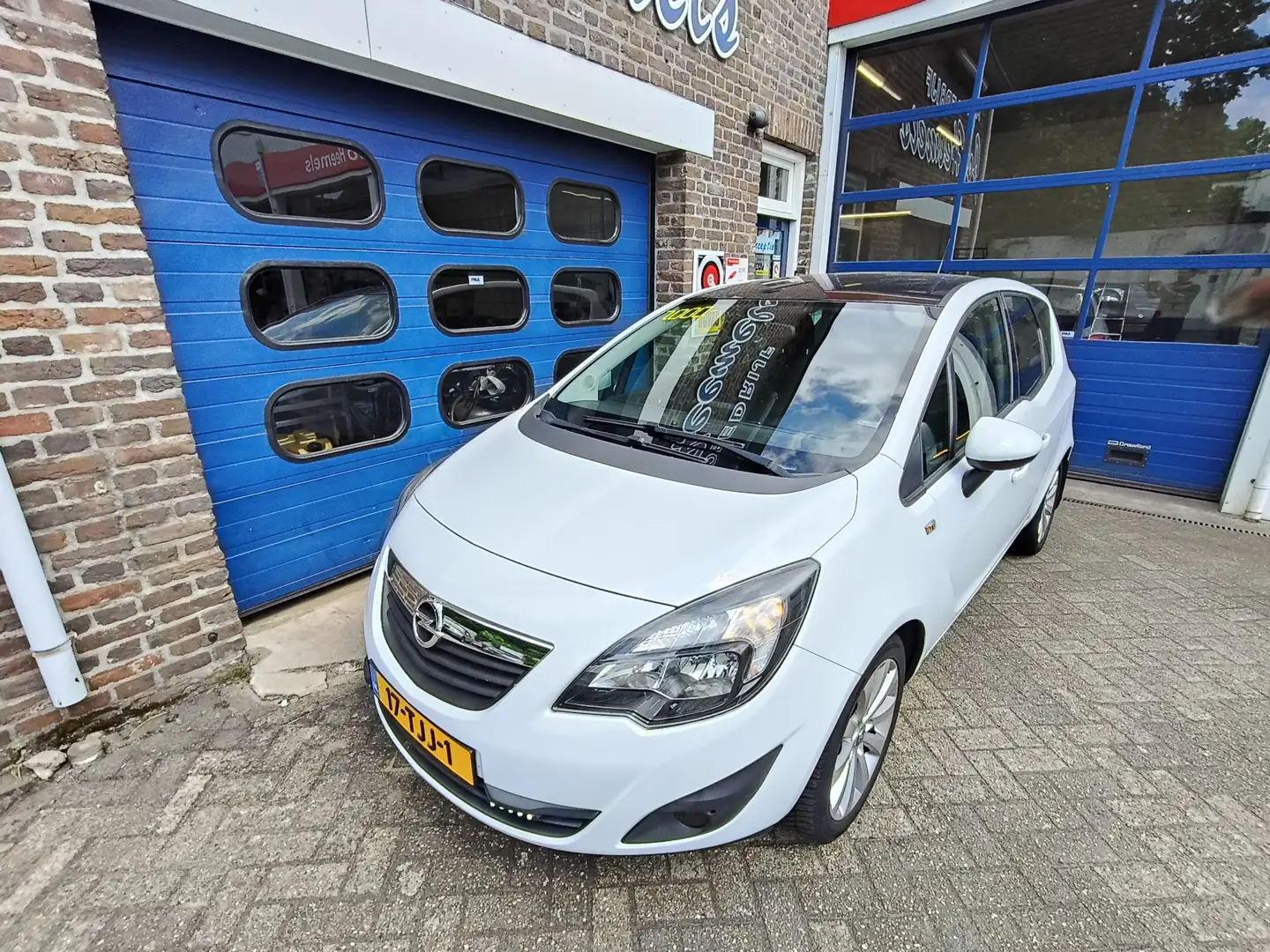 Opel Meriva 1.4 Turbo Color Ed. navi, airco Wit - 1