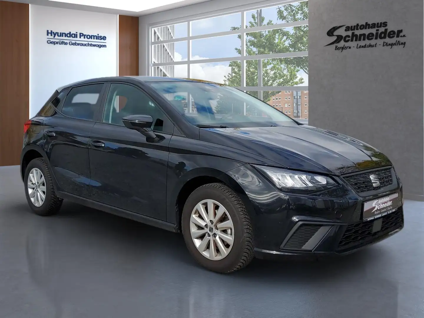 SEAT Ibiza 1.0 TSI 5-Gang STYLE NAVI/LED/SHZ/ALLWETTERREIFEN Schwarz - 2