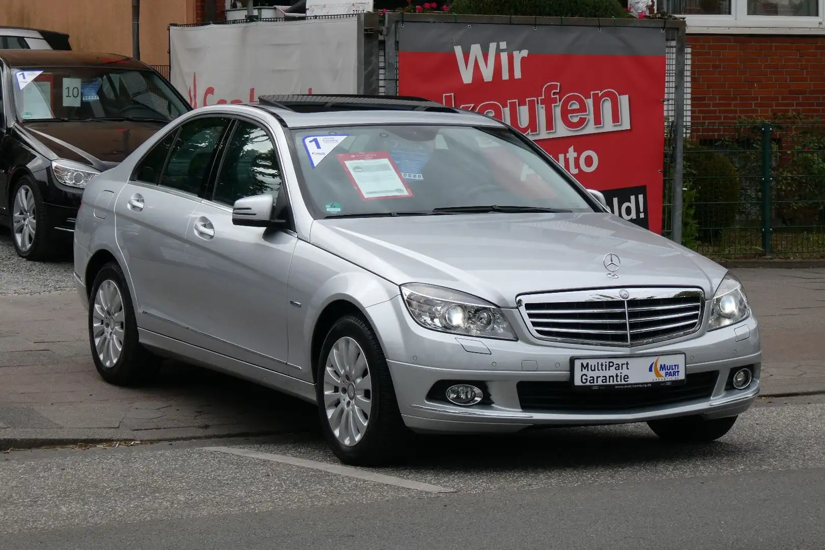 Mercedes-Benz C 200 AVANTGARDE 1.Hand "TÜV bis 05/2027" Plateado - 1