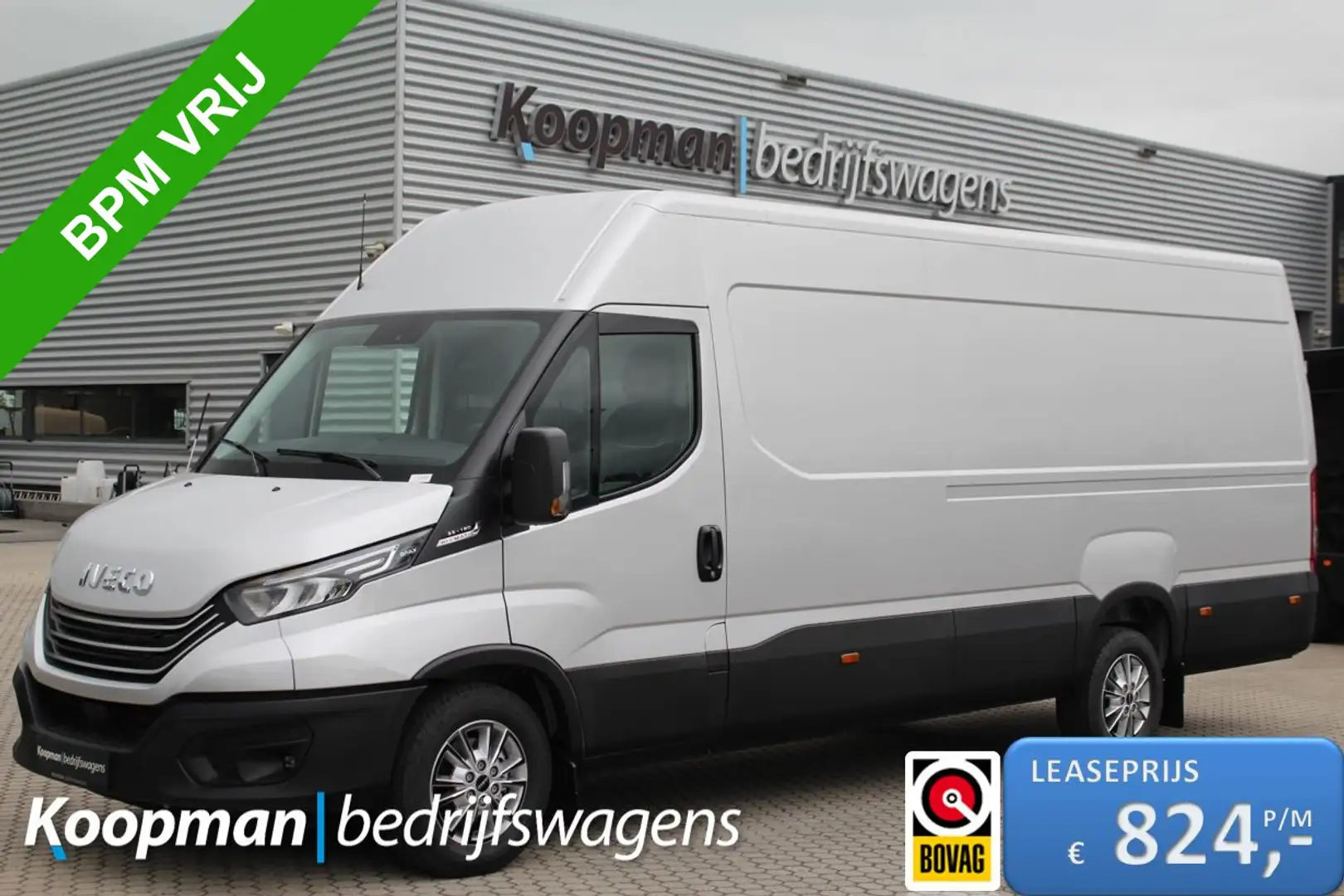 Iveco Daily 35S18A8 3.0 180pk L4H2 Automaat | Navi | Camera | Zilver - 1