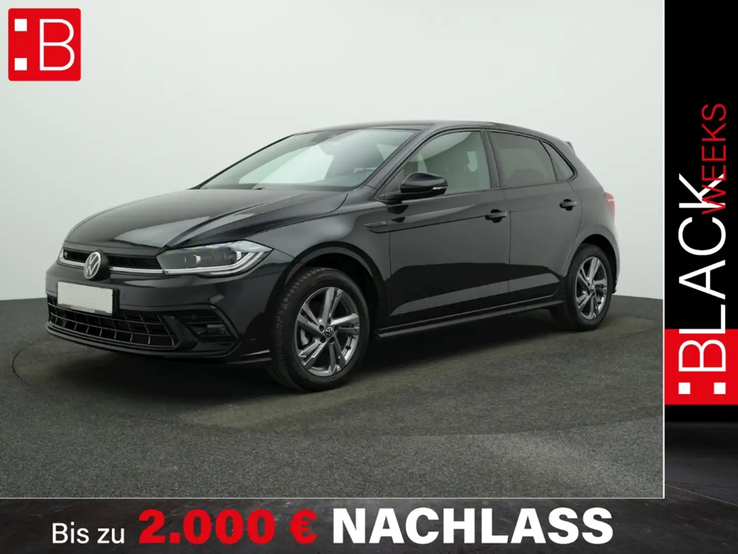 Volkswagen Polo 1.0 TSI R-Line IQ.DRIVE NAVI KAMERA ACC Schwarz - 1