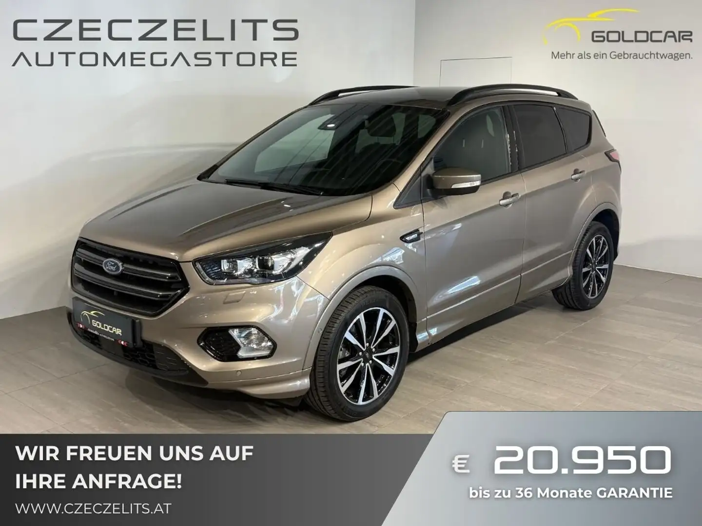 Ford Kuga 2,0 TDCi ST-Line Powershift Aut. AWD Silber - 1