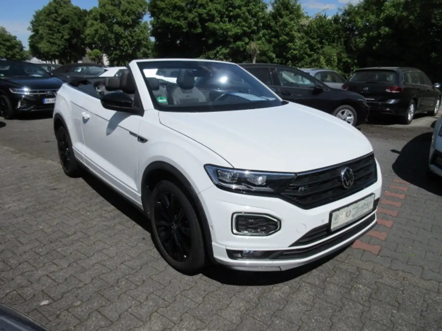 Volkswagen T-Roc Cabrio R-Line 1.5 TSI DSG NAVI KAMERA BEATS BLACK STYLE LED Weiß - 1