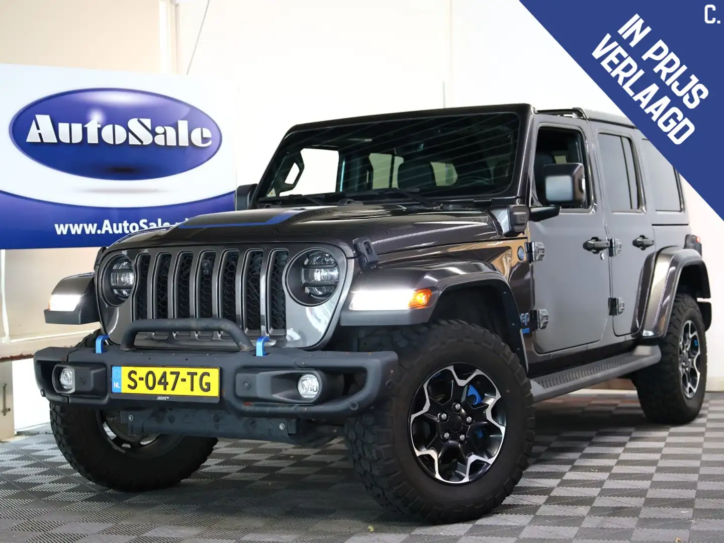 Jeep Wrangler Unlimited 4XE 380 PHEV RUBICON CARPLAY LEER LED '2 Gris - 1