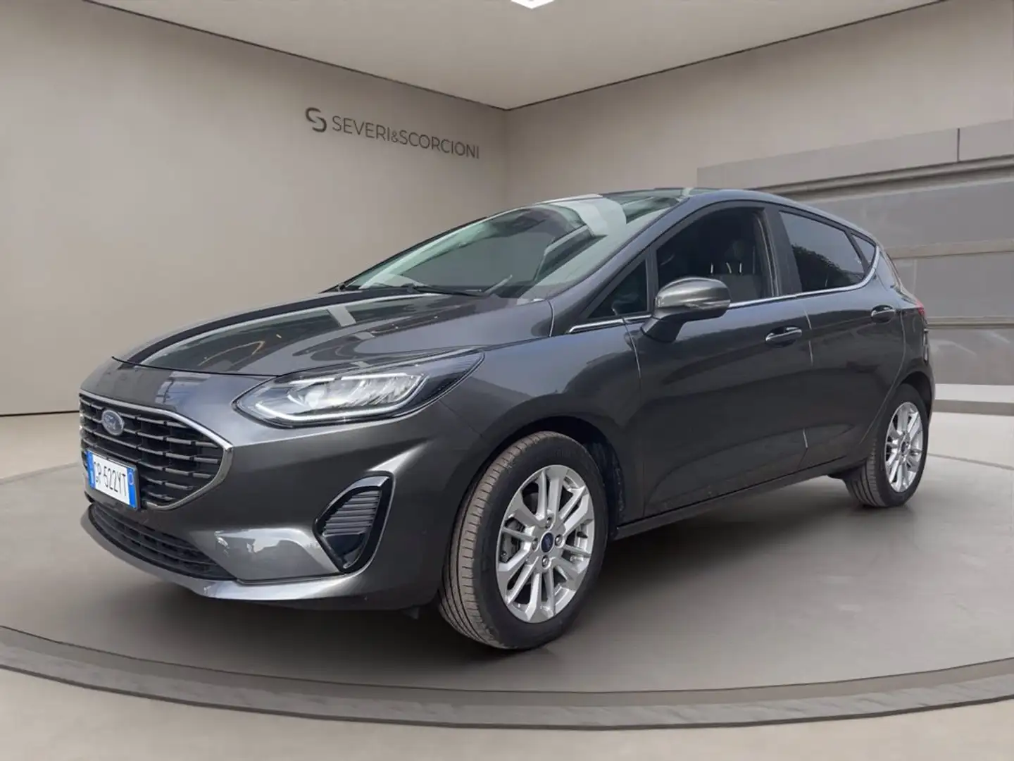 Ford Fiesta 5p 1.0 ecoboost h Titanium 125cv Grigio - 1