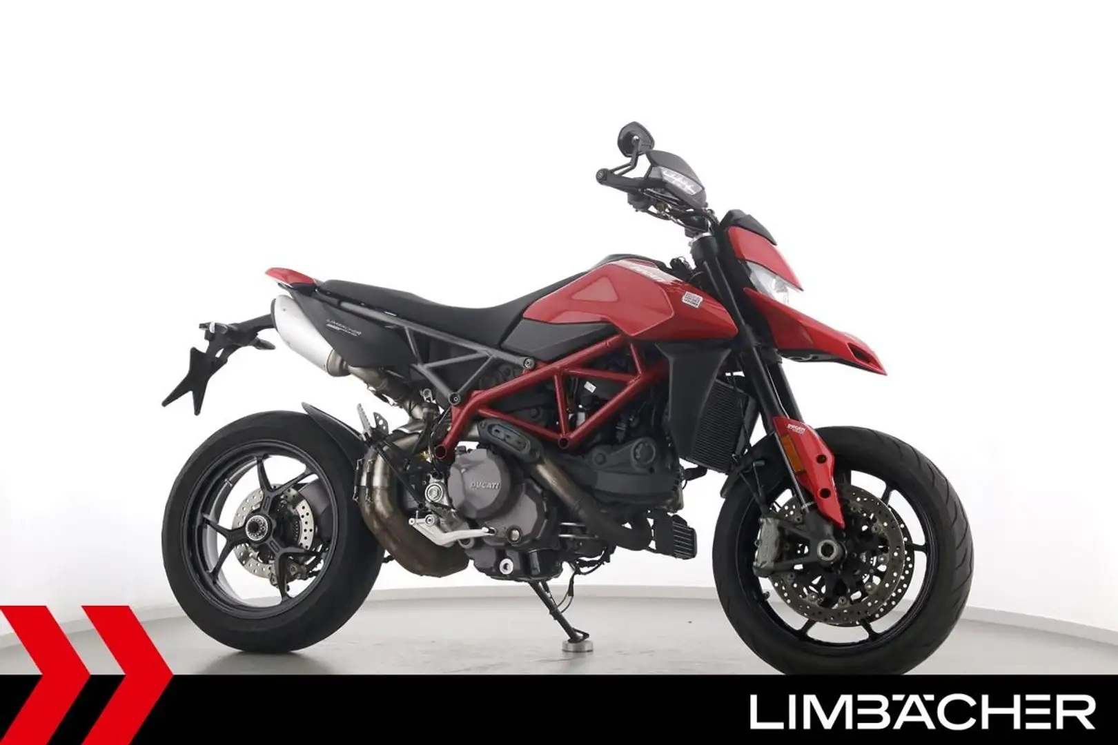Ducati Hypermotard 950 D35 - QS, Lenkerendspiegel Červená - 1