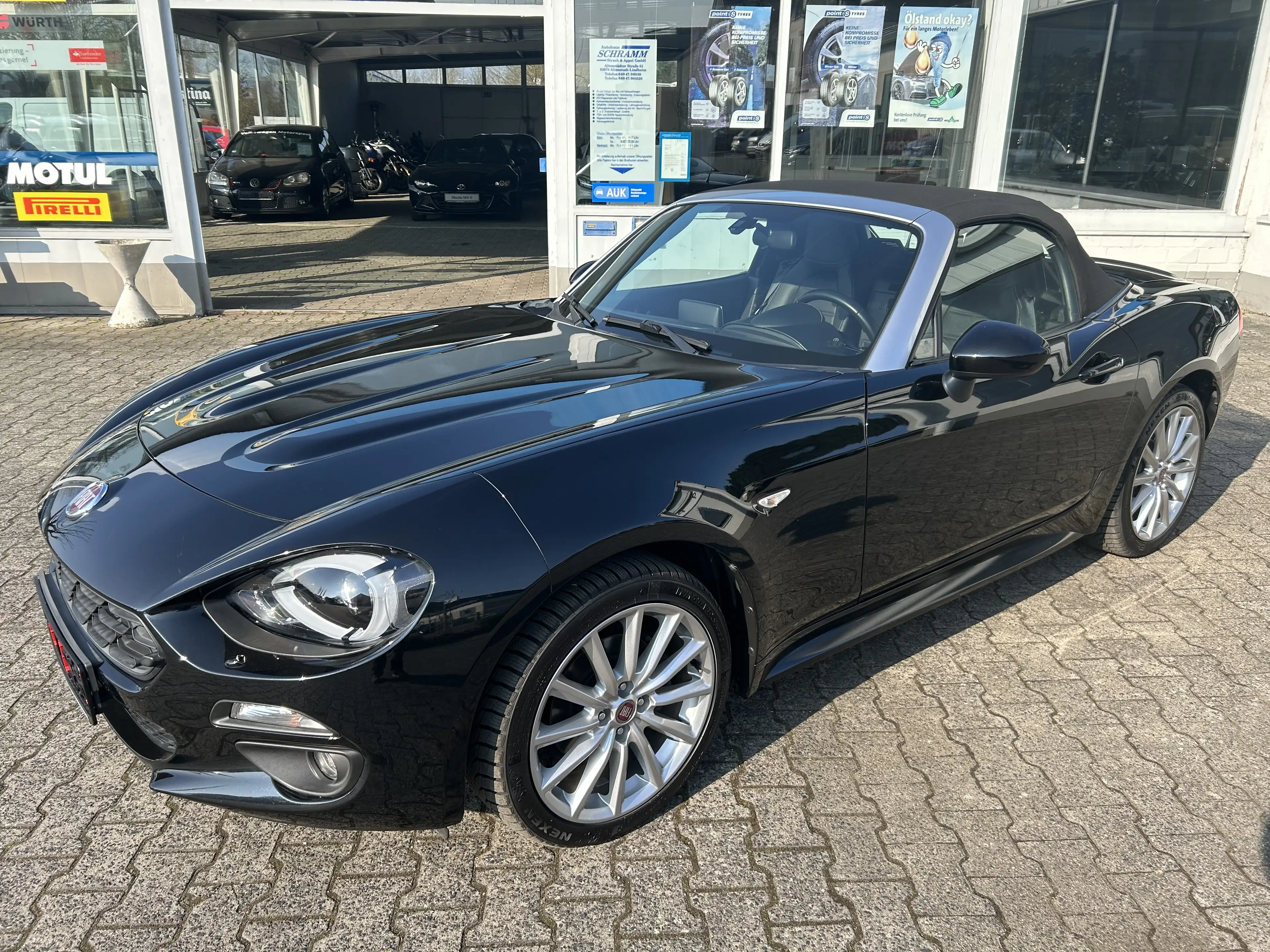 Fiat 124 Spider Lusso*Automatik*Kamera*Navigation*8fach Bereift