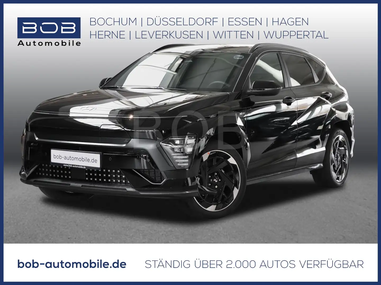 Hyundai KONA ELEKTRO N-Line 65,4kWh NAVI PDC KLIMA BT Schwarz - 1