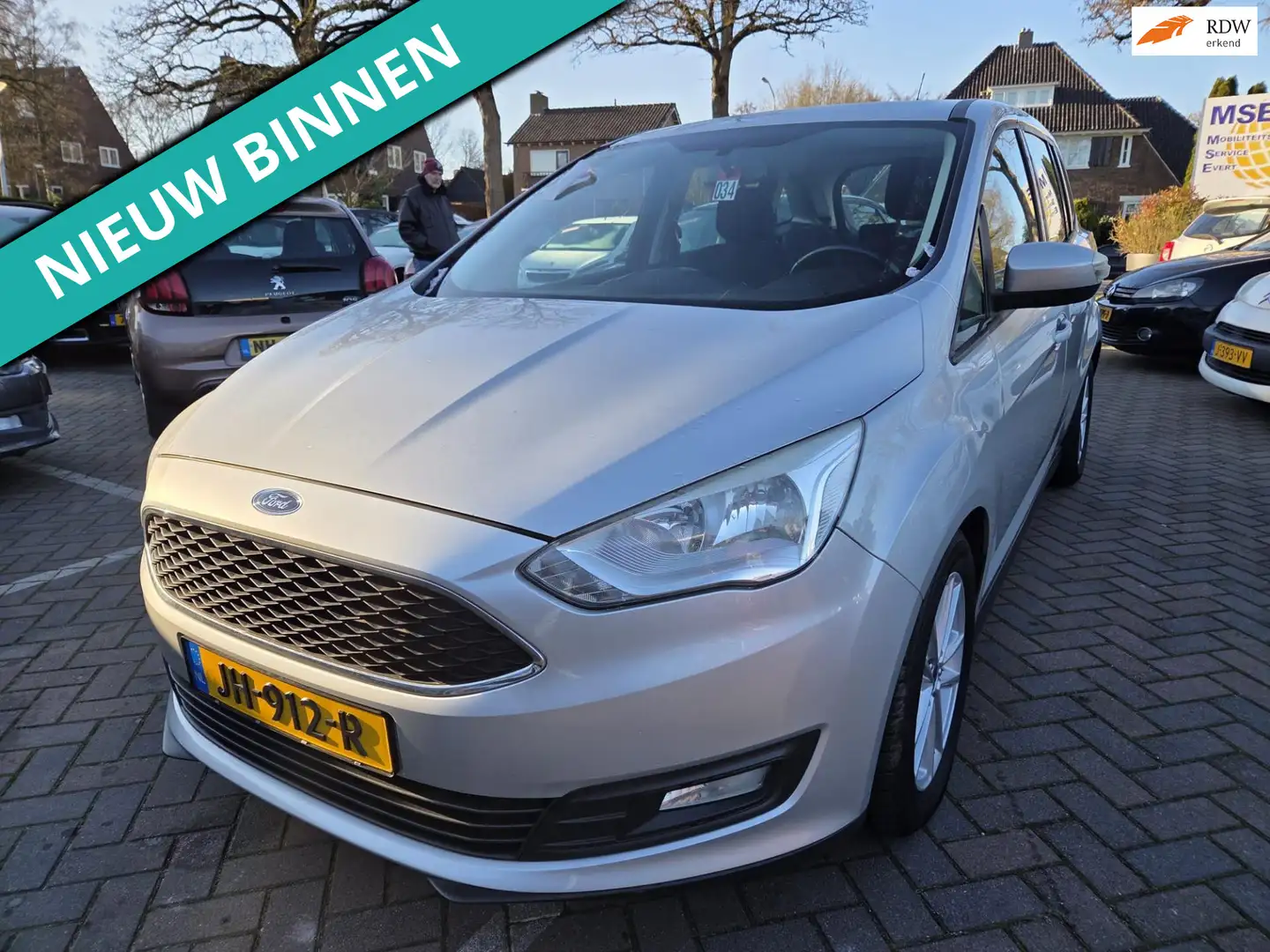 Ford Grand C-Max 1.0 Trend 7p. NETTE AUTO RIJDT EN SCHAKELT GOED Gris - 1