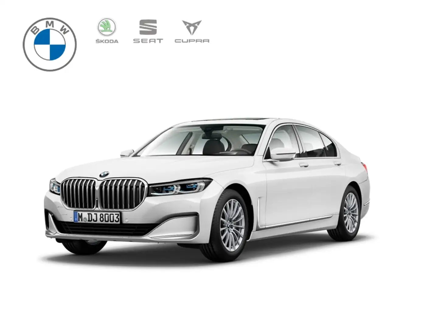 BMW 730 Lim Laserlicht HUD Luftfederung AD Niveau StandHZG Bílá - 1