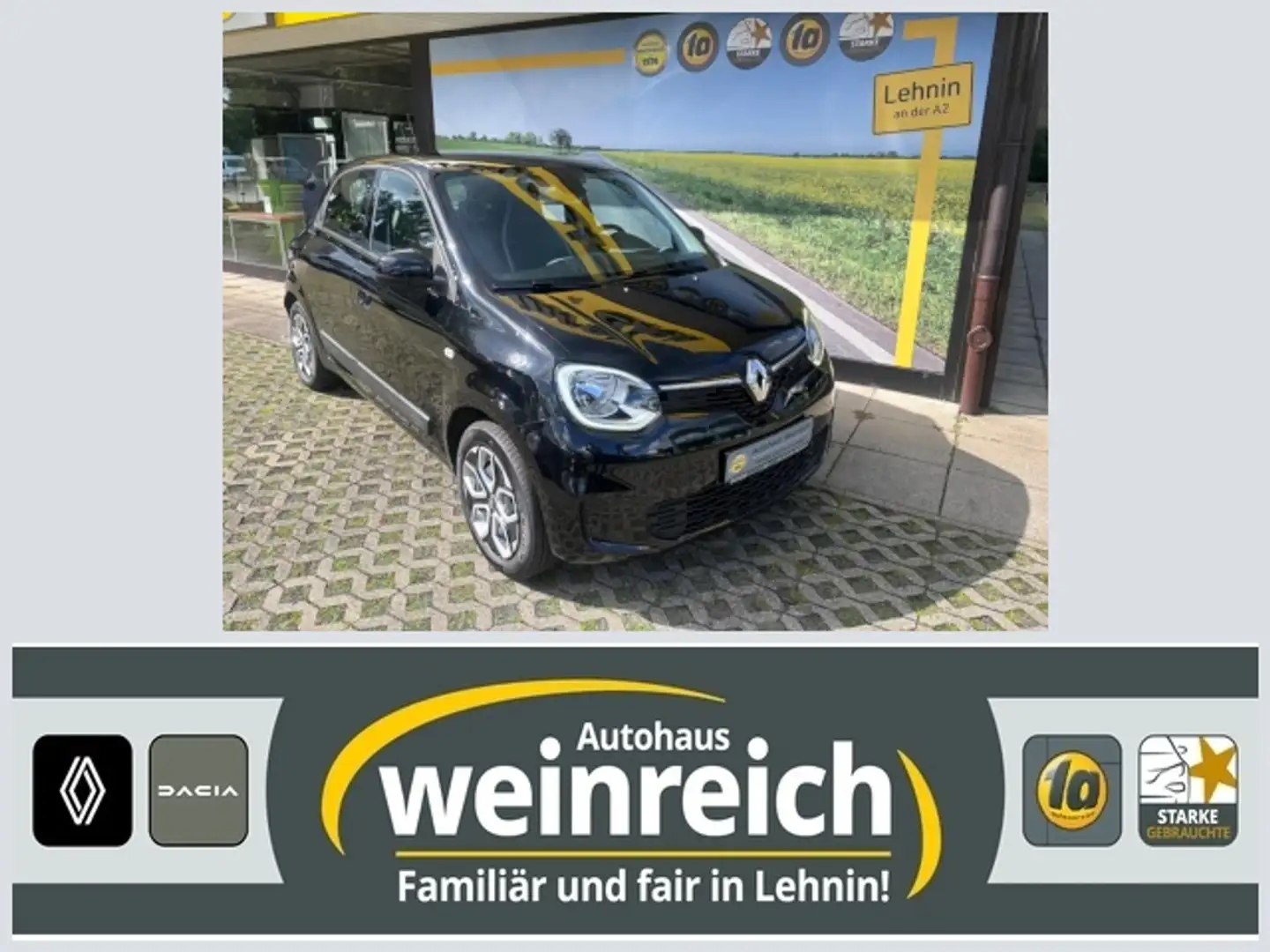 Renault Twingo mit Klima & Sitzheizung Klima Einparkhilfe Schwarz - 1