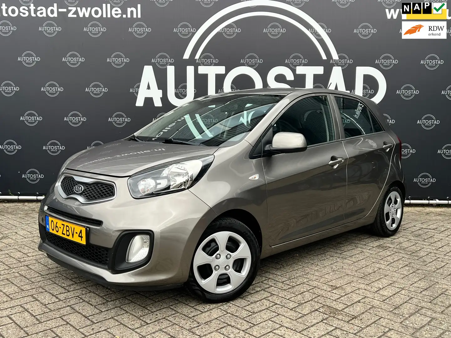 Kia Picanto 1.2 CVVT ISG Comfort Pack NL-Auto/NAP/APK/Airco Grijs - 1