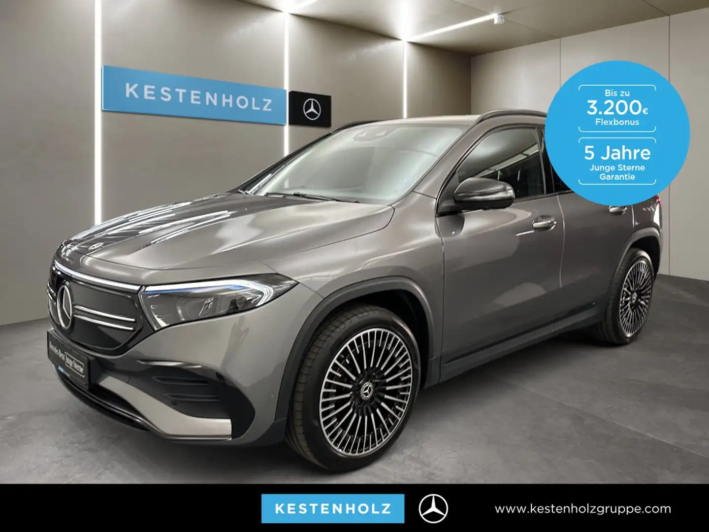 Mercedes-Benz EQA 350 4Matic AMG LED Night Keyl-GO Kamera PTS Grau - 1