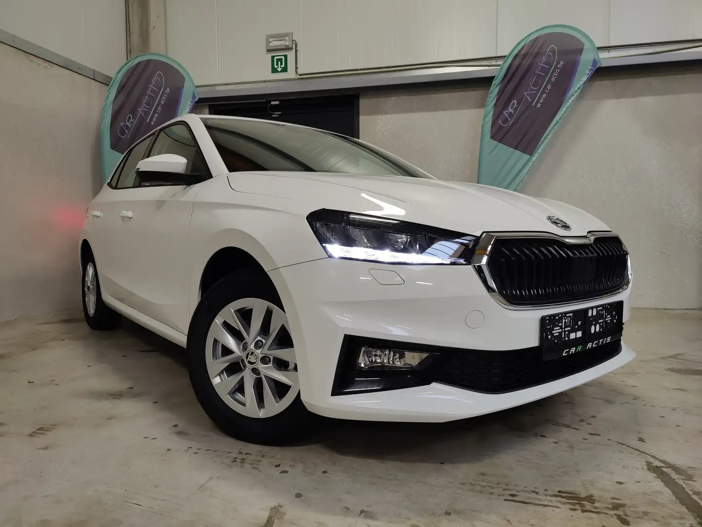 Skoda Fabia 1.0 TSI Drive Plus - APP - CAMERA - REG.VIT - LED Blanc - 2