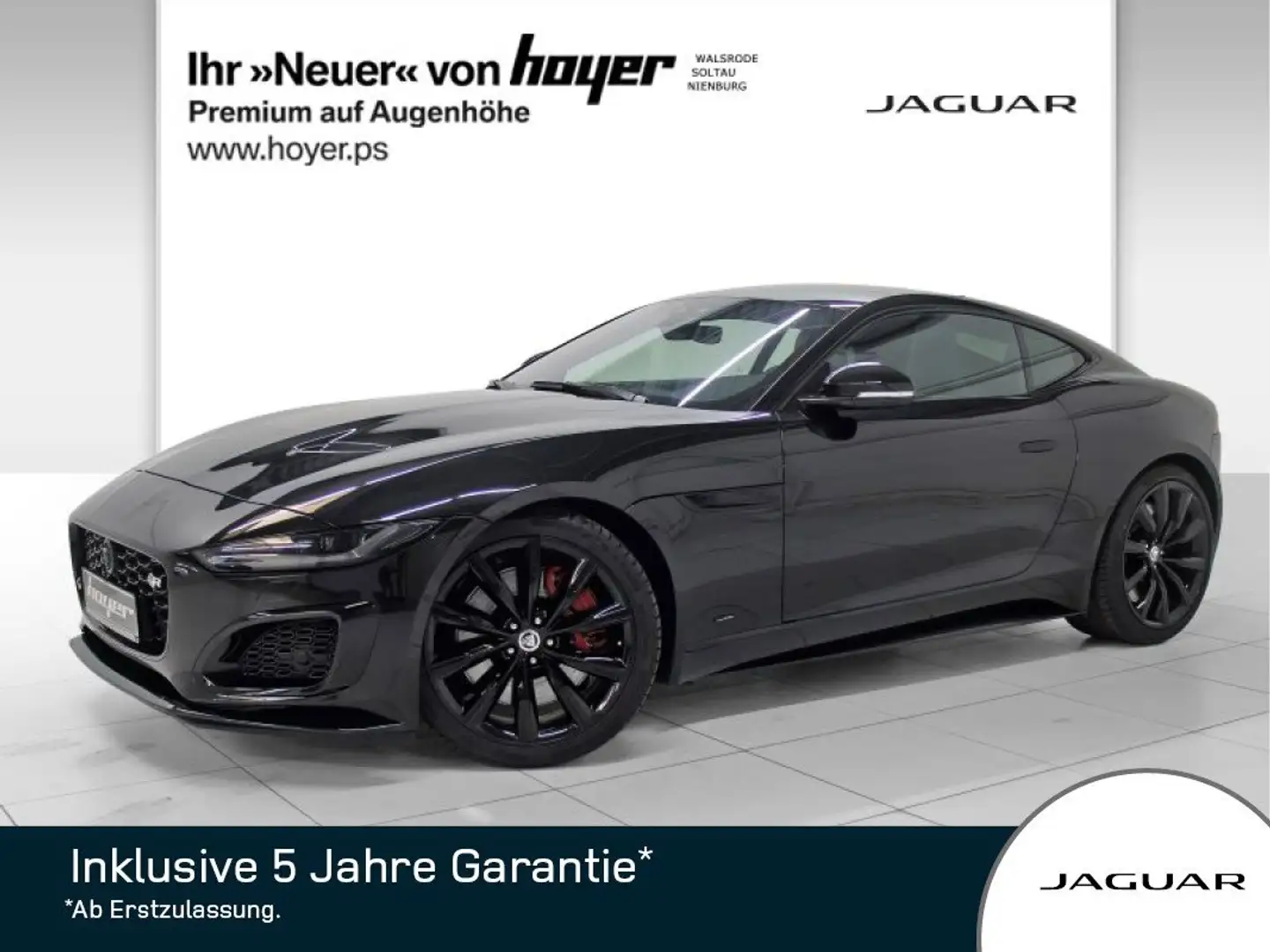 Jaguar F-Type Coupe P575 AWD Aut. R75 DAB LED RFK PDC Schwarz - 1