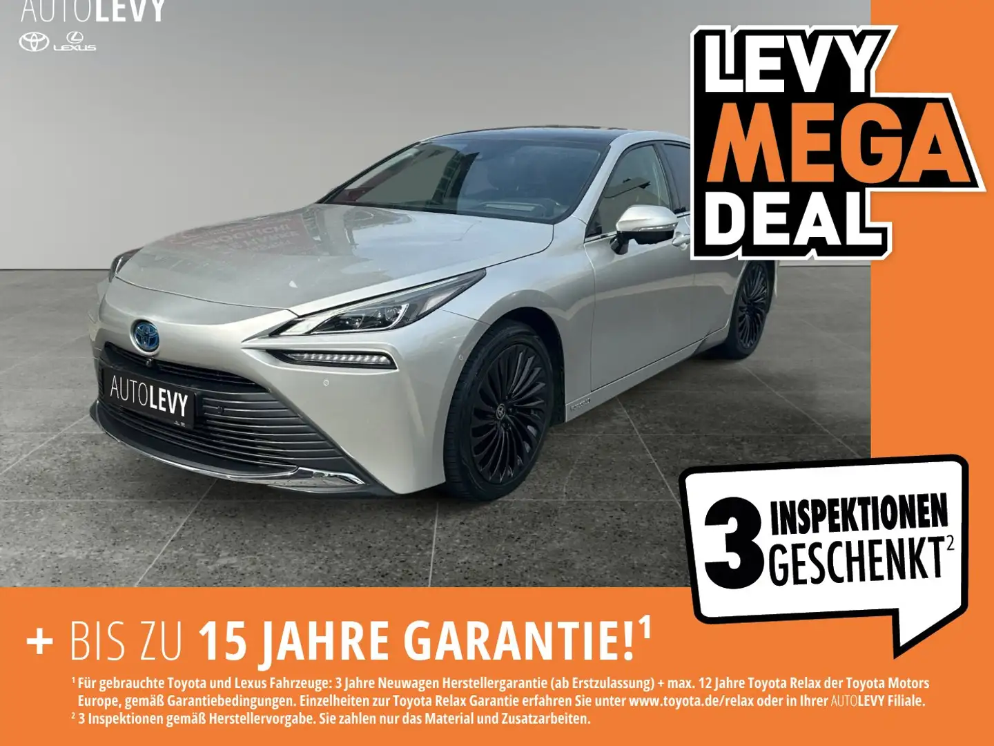 Toyota Mirai Wasserstoff Advanced JBL/PANO/MEMORY Silber - 1