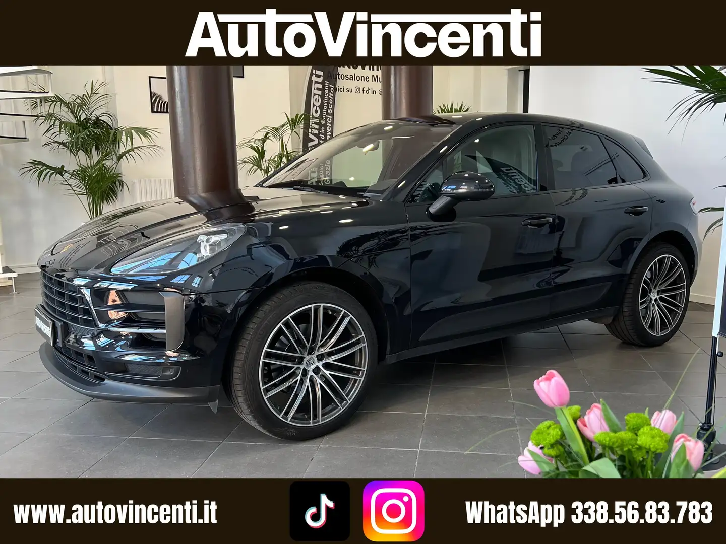 Porsche Macan 2.0 245 CV PDK Schwarz - 1