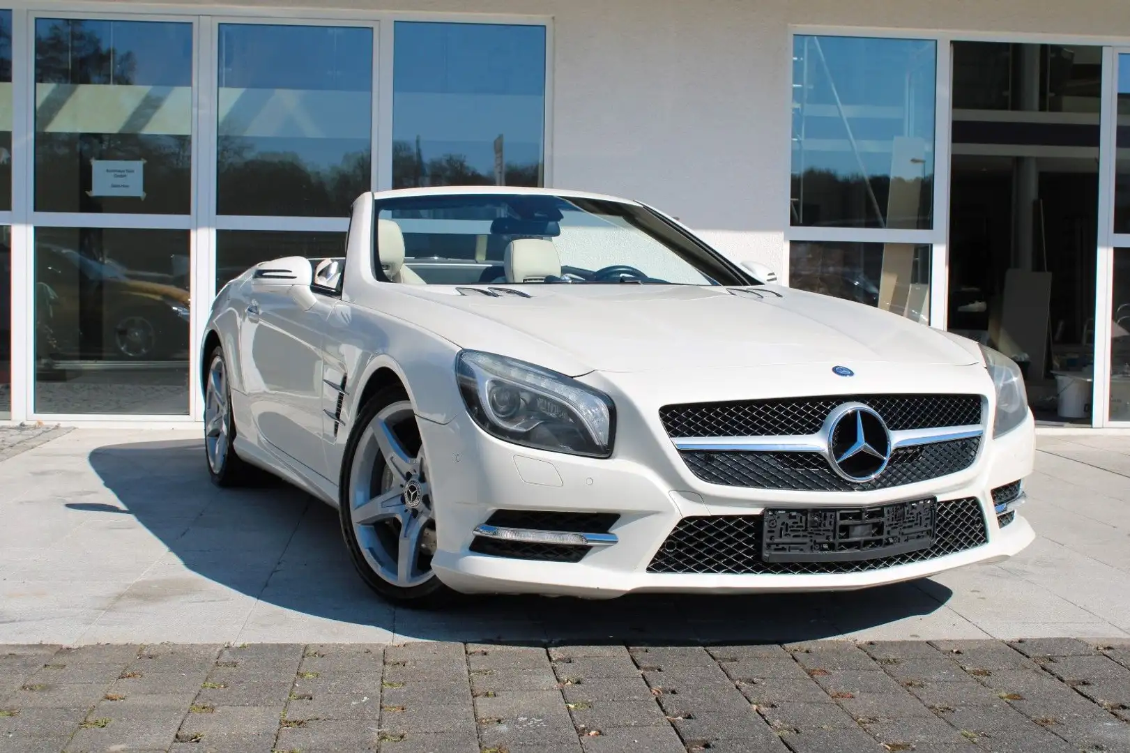 Mercedes-Benz SL 500 AMG/H&K/Kamera/Leder/Navi Weiß - 2