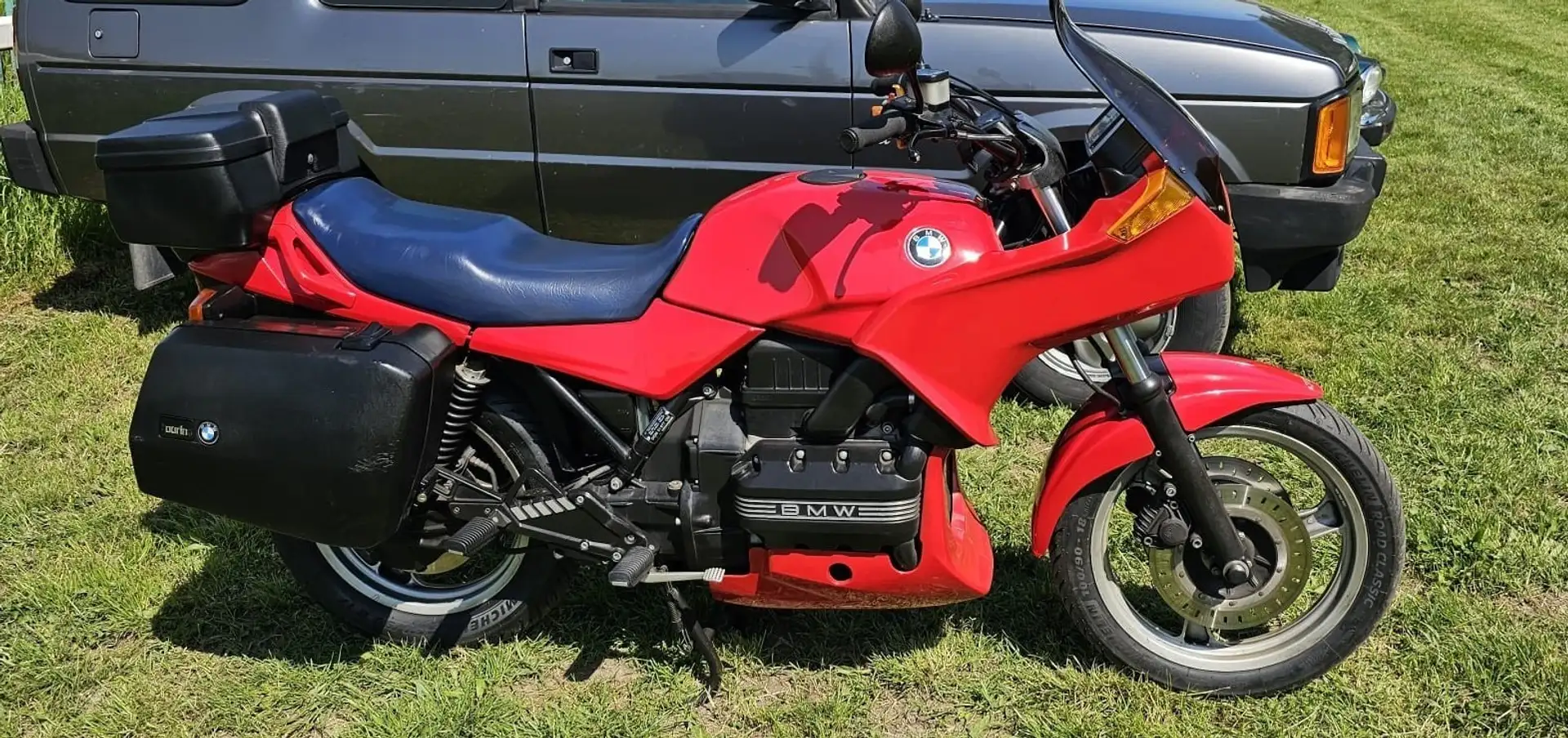 BMW K 75 S borse e bauletto Rot - 2
