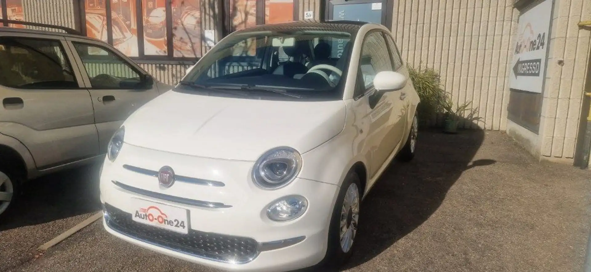 Fiat 500 1.0 Hybrid Dolcevita Weiß - 2