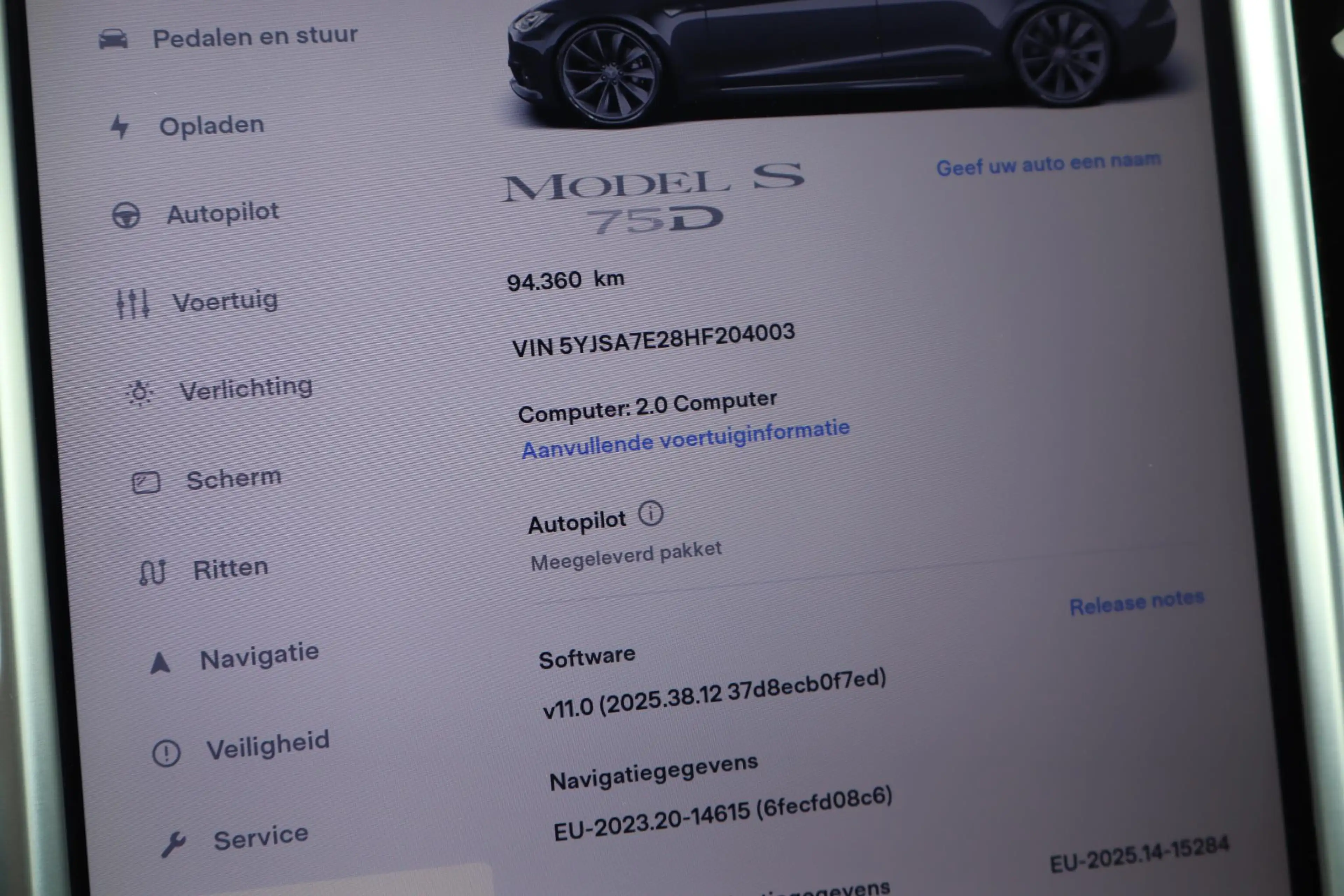Tesla Model S 75D Base SOH 89% | Elek panoramadak | Climate Pack — photo 6