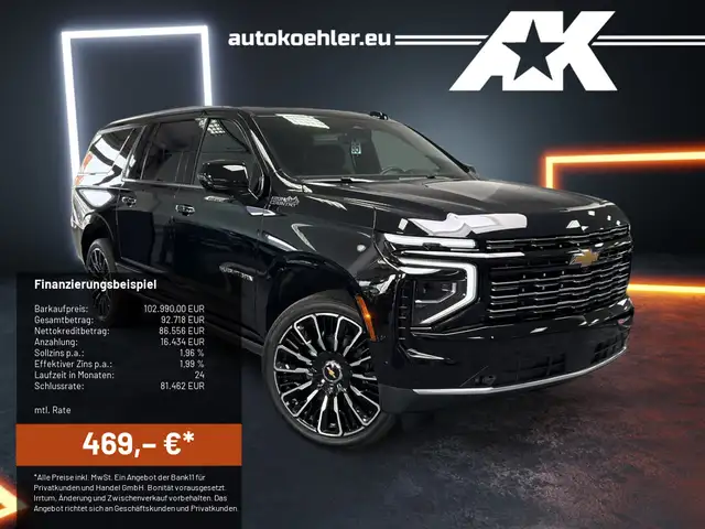 Chevrolet Suburban 6.2l V8 High Country MY 2026 24" Fonds Monitore