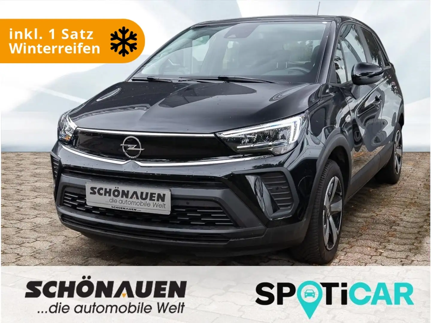 Opel Crossland 1.2 AUT. DI TURBO ENJOY +S/LHZ+NAVI+BT+ Noir - 1