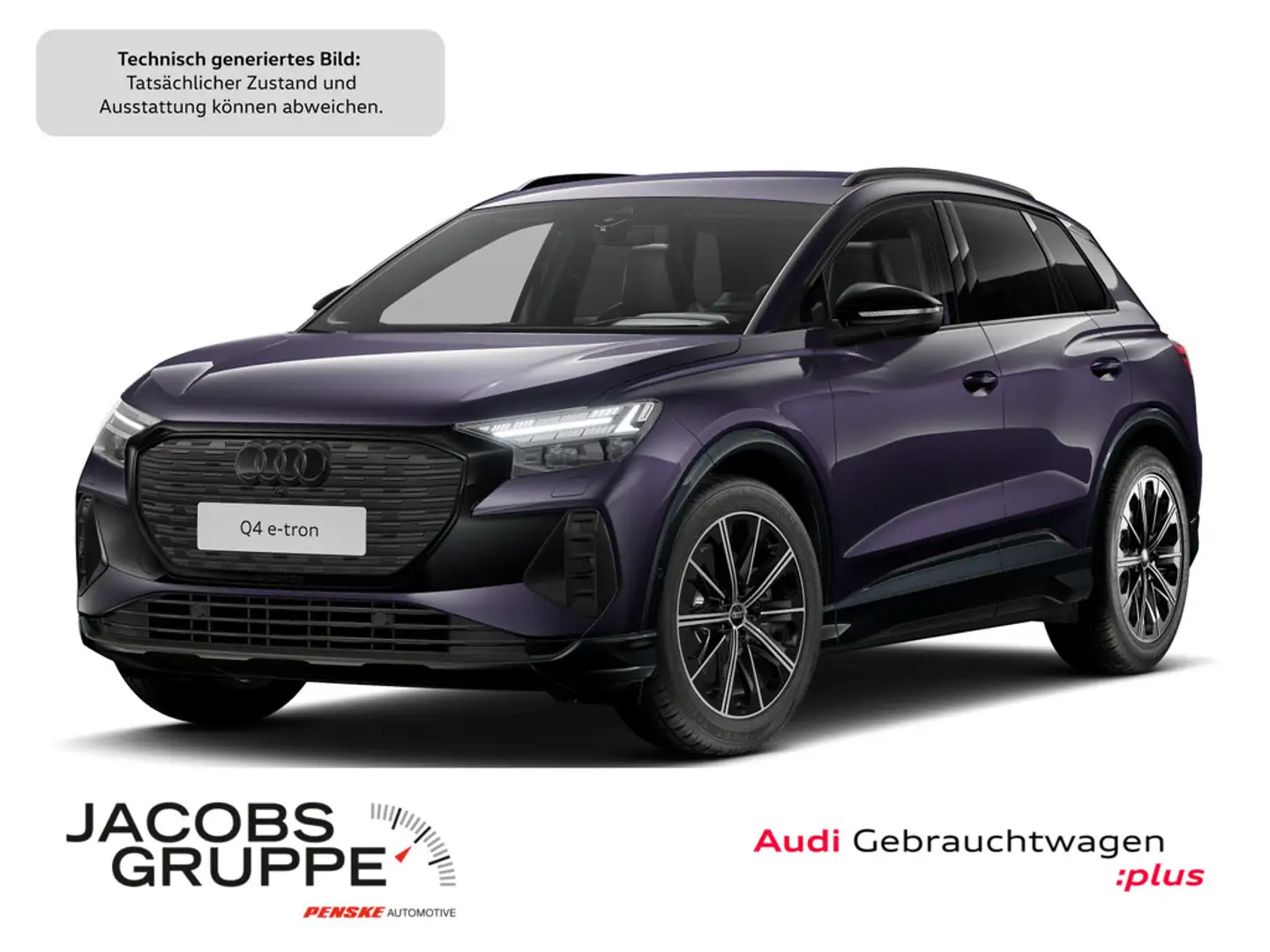 Audi Q4 e-tron 45 e-tron VC*Matrix*TopView * Violett - 1