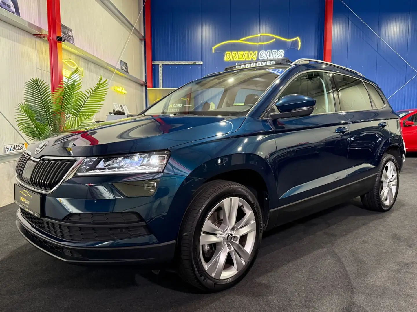 Skoda Karoq Style*MwSt.*LAVA-BLAU*PANO*CARPLAY*LED*1H Blau - 1