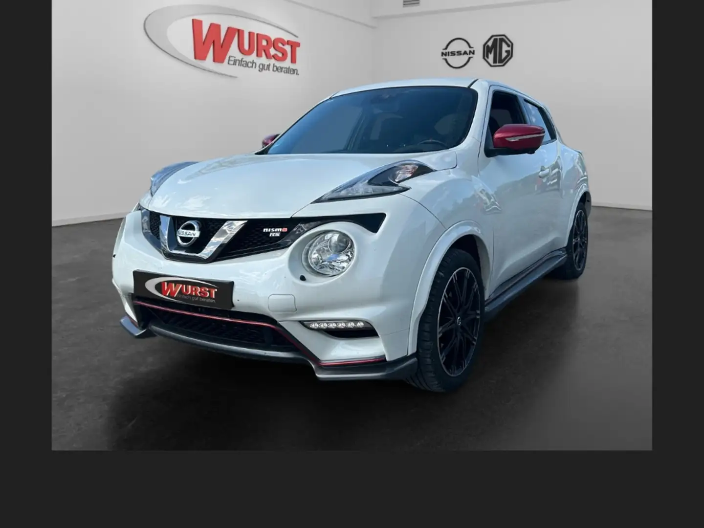 Nissan Juke Nismo RS 1.6 DIG-T Navi 360 Kamera Xenon Klimaauto Biały - 1