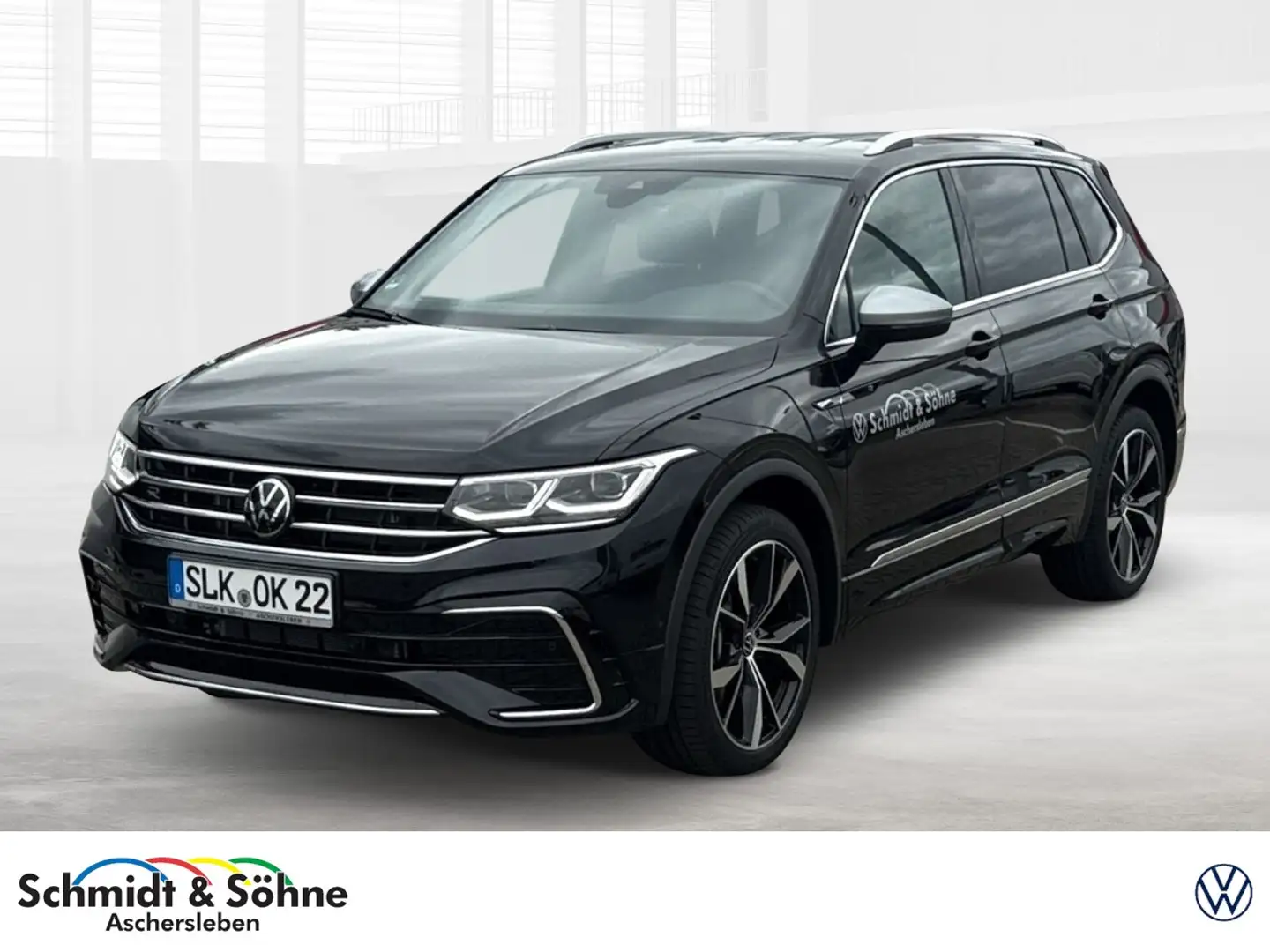 Volkswagen Tiguan Allspace R-Line 2.0 TDI 4MOTION DSG STHZ Klima Navi Schwarz - 1