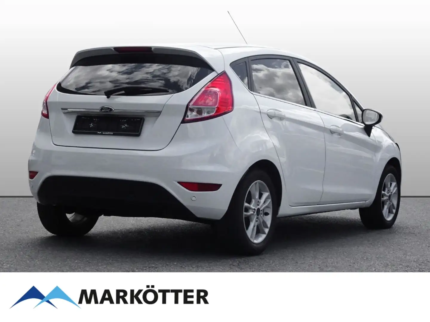 Ford Fiesta Titanium 1.25/PDC vo.+hi./Sitz+Frontscheibenheiz. Blanc - 2
