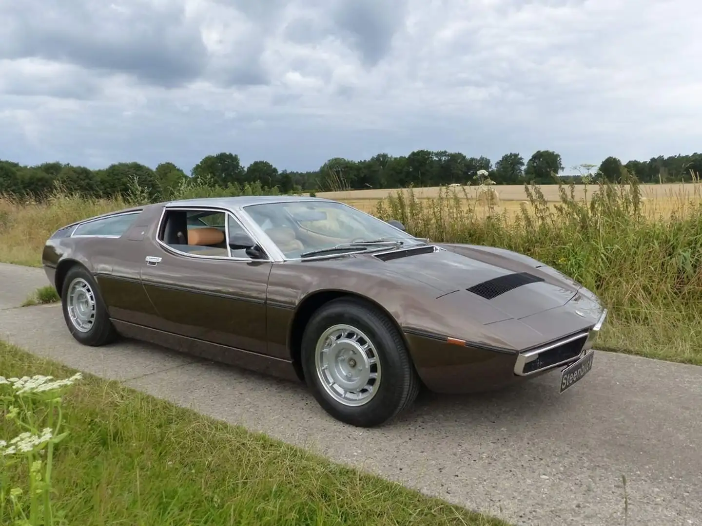 Maserati Bora 4700 - Super-Sportwagen mit Mittelmotor Коричневий - 2