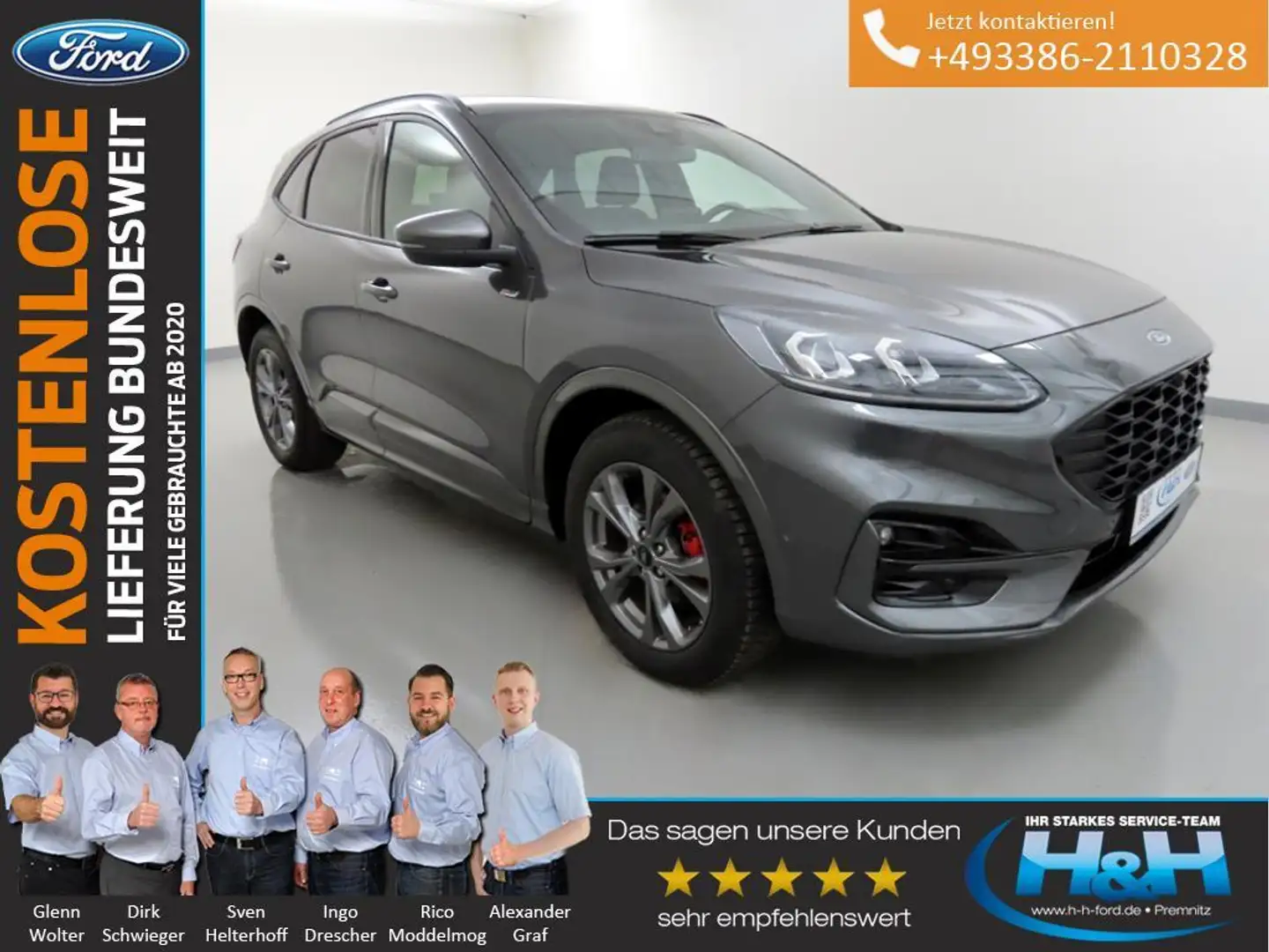 Ford Kuga 2.5 Plug-In Hybrid ST-Line X  iACC+AHK+LED Grau - 1