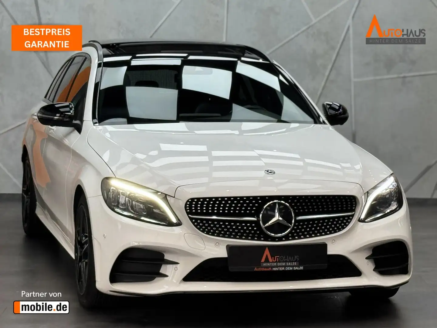 Mercedes-Benz C 220 d T-Modell |AMG-LINE|360°|PANO|AHK|VIRT| Blanc - 1
