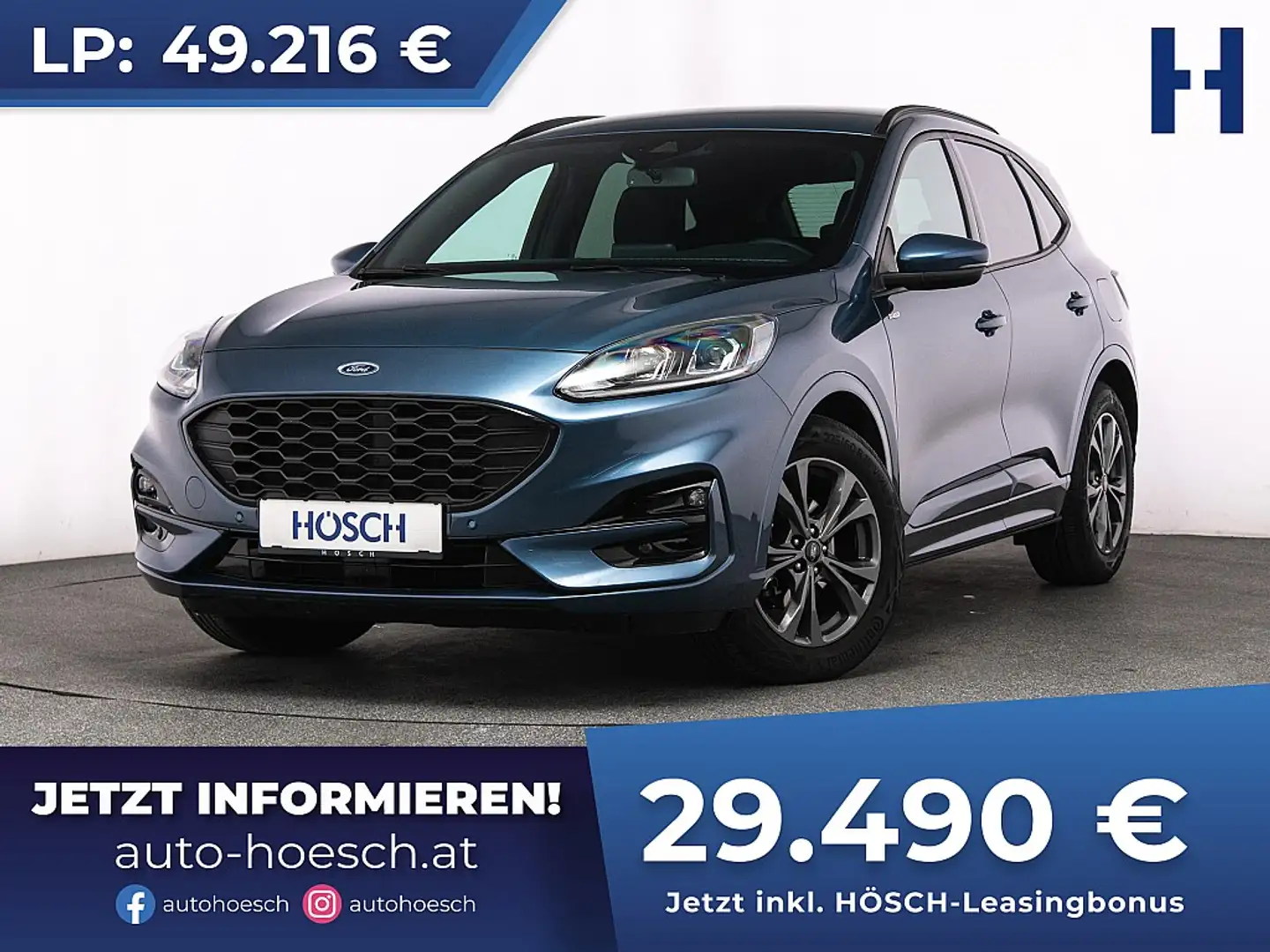 Ford Kuga 2.0 EcoBlue ST-Line SCHNÄPPCHEN -40% Blau - 1