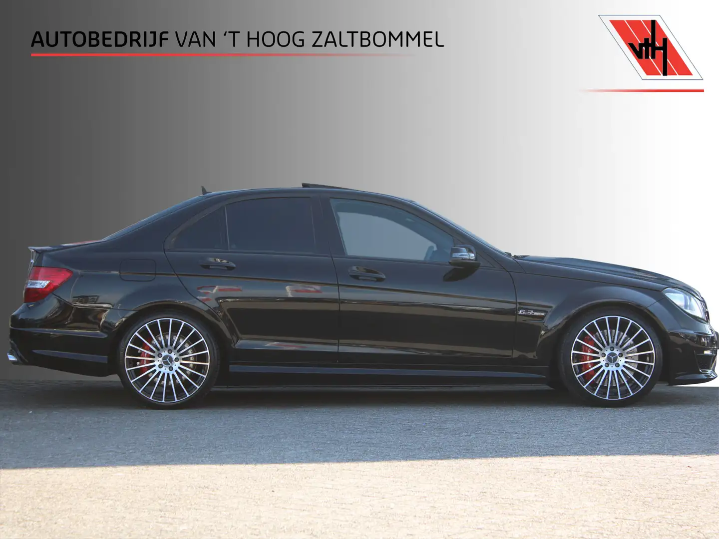 Mercedes-Benz C 63 AMG FACELIFT SCHUIFDAK LEDER MEMORY H&K 19'' Siyah - 1