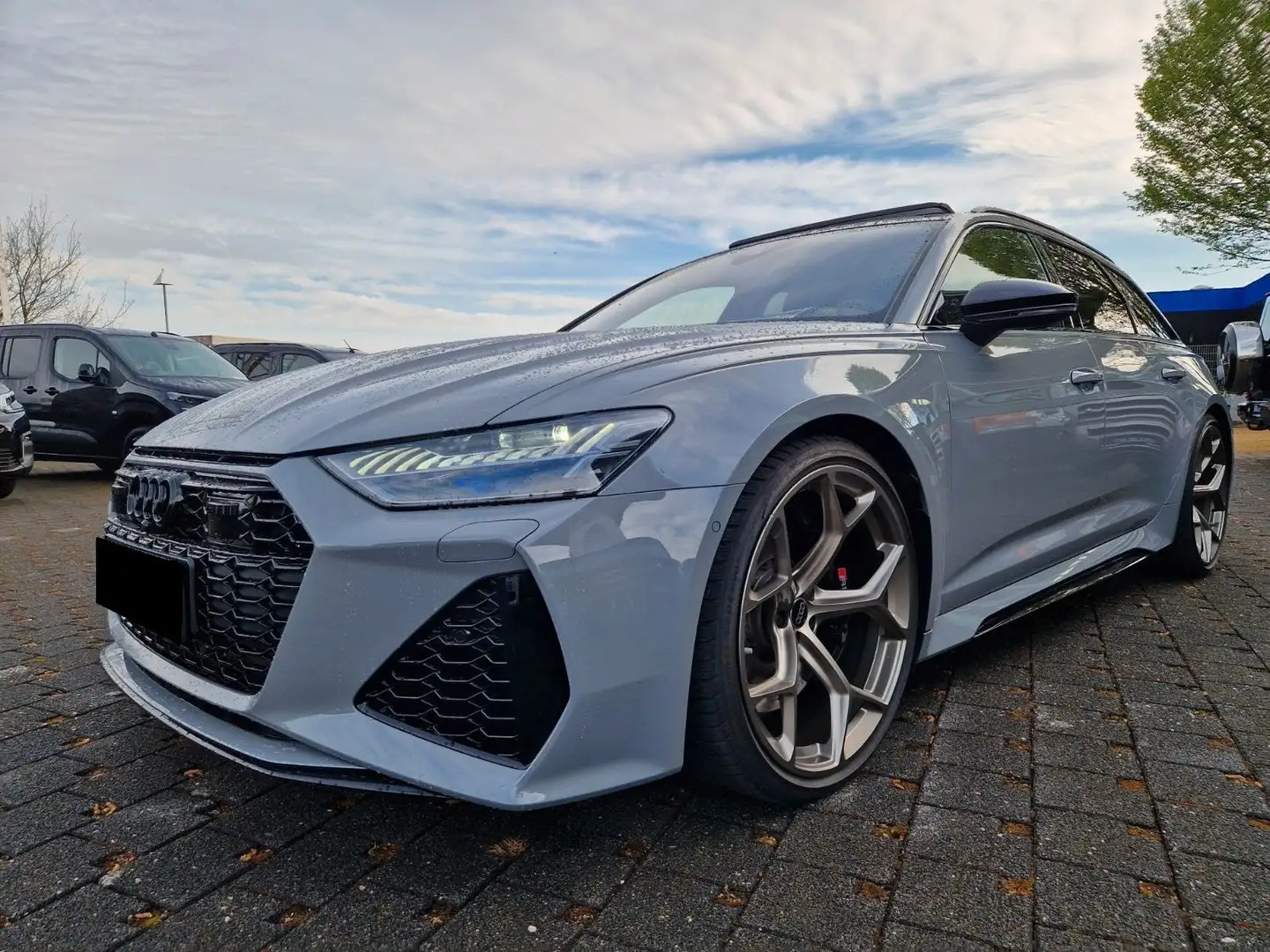Audi RS6 Avant 4.0 mhev performance quattro tiptronic/tetto Grijs - 1