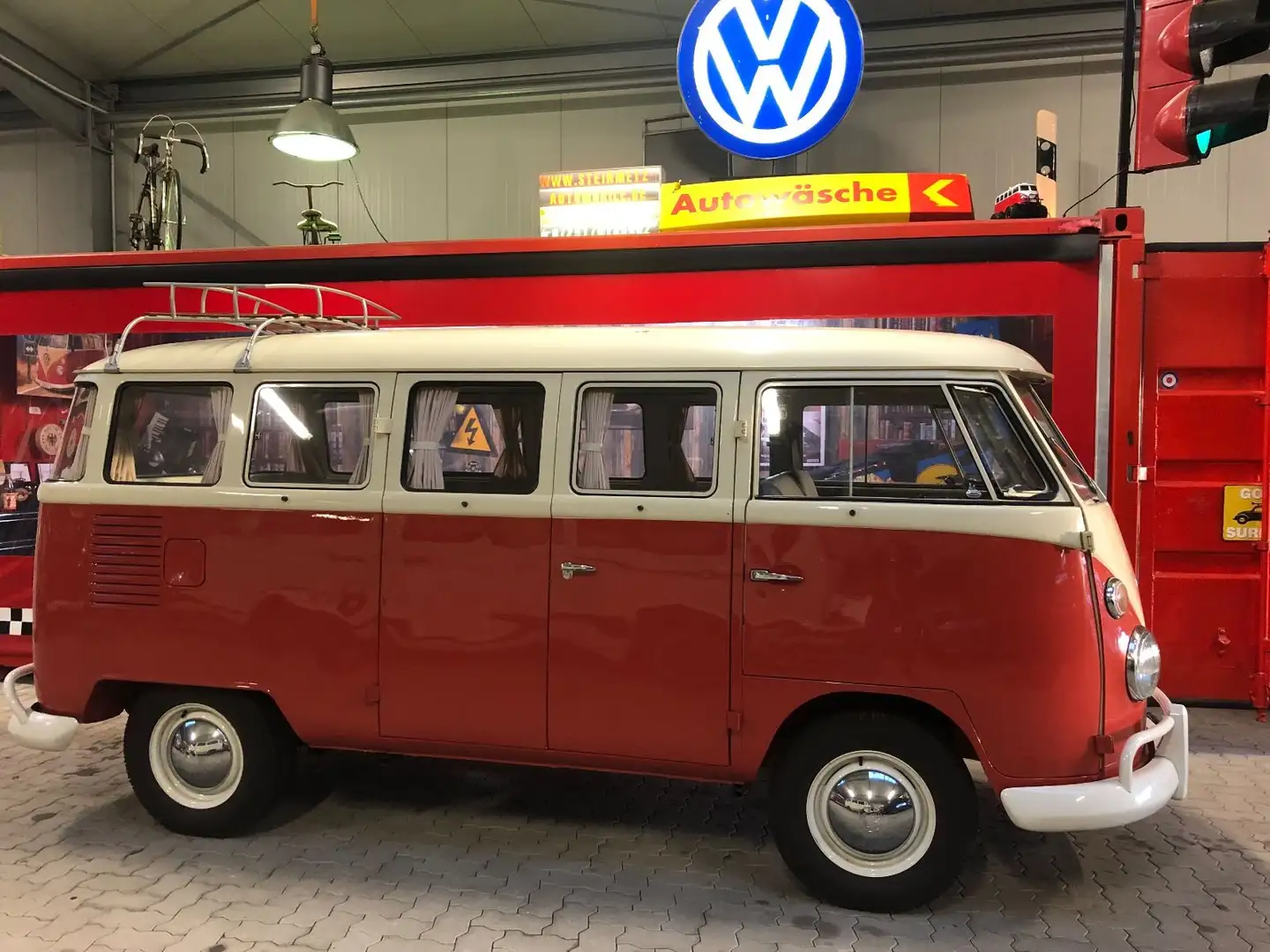 Volkswagen T1 Bus 9 Sitzer Dachträger TÜV neu Wit - 2