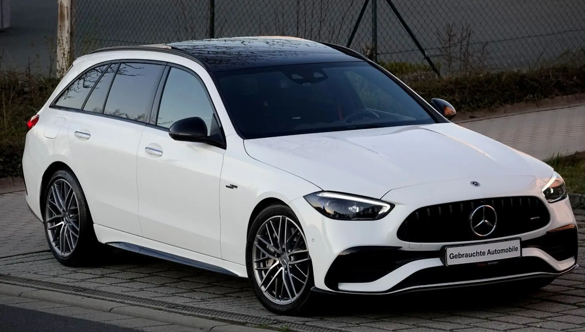 Mercedes-Benz C 43 AMG 4 MATIC *PANORAMA* BURMESTER* 360°* HuD Blanc - 1