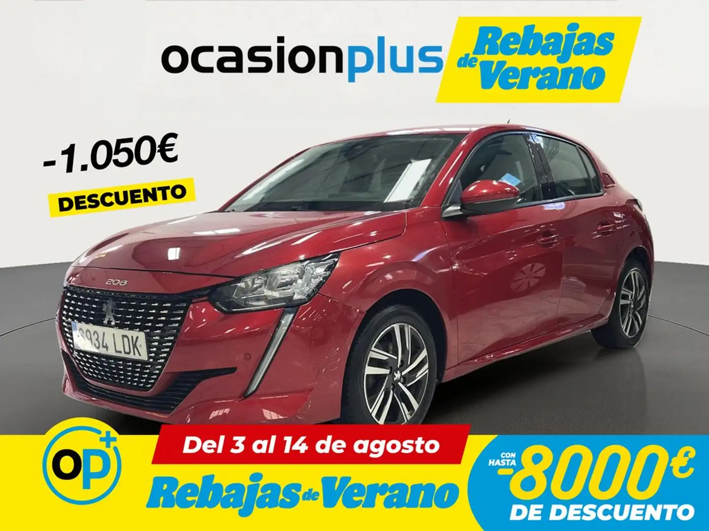 Peugeot 208 1.2 Puretech S&S Allure EAT8 100 Rojo - 1
