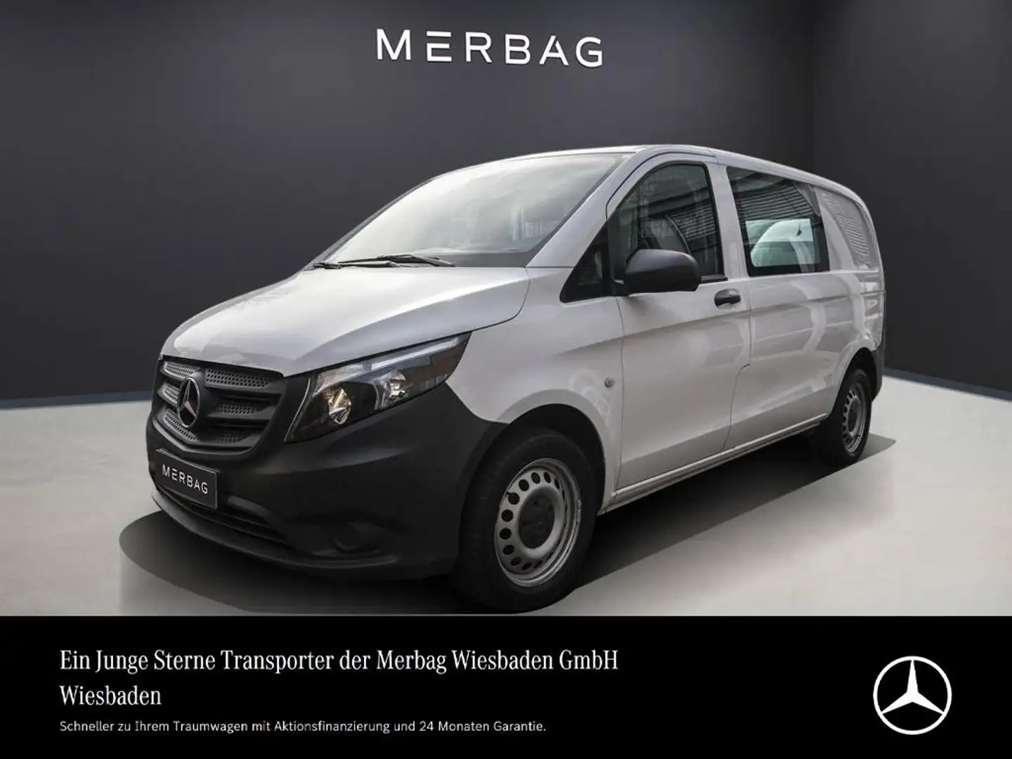 Mercedes-Benz Vito 114 CDI KA 4x4 Klima Navi Autom. Tempomat Weiß - 1