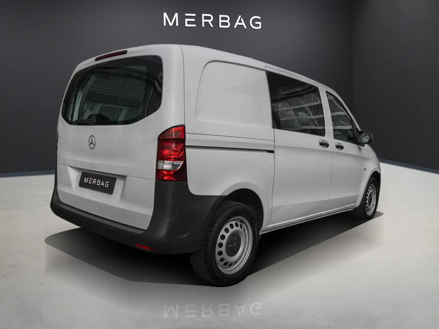 Mercedes-Benz Vito 114 CDI KA 4x4 Klima Navi Autom. Tempomat Blanc - 2